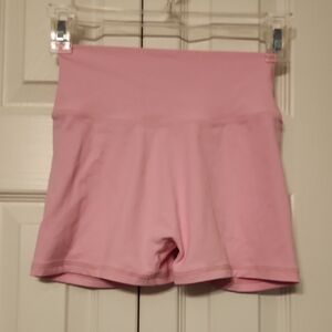 Pink Women's Scrunch Butt Shorts Size XS - S